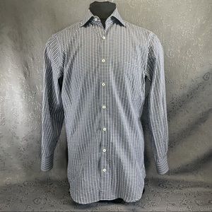 Peter Millar Long Sleeve Button Up - M 15.5/46